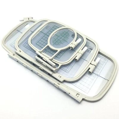 Embroidery Hoops 4 in 1 Set for Brother PE800 SE1900 PE770 780D PE700 PC6500 ... - Image 1 of 3
