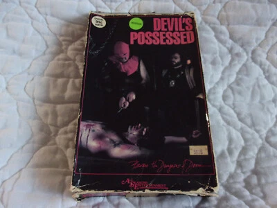 DEVIL'S POSSESSED VHS BIG BOX PAUL NASCHY ACTION MEDIEVAL TORTURE DUNGEON HORROR - Image 1 of 4