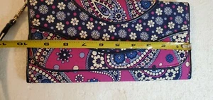 Muñequera clutch Vera Bradley, identificación, tarjetas de crédito, almacenamiento con cremallera nueva sin etiquetas - Imagen 1 de 12