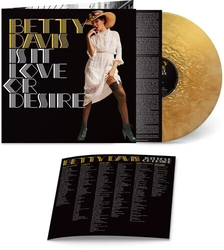 Betty Davis - Is It Love or Desire - Clear Gold Vinyl LP Record - Miles Foto 1 de 1