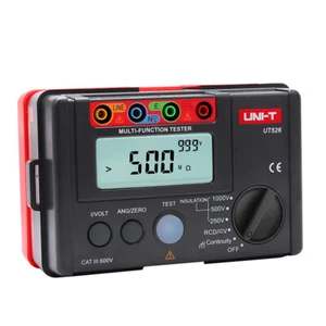 UT526 UNI-T Electrical Insulation Tester1000V 500MΩ RCD Test Continuity VAC/DC - Picture 1 of 6