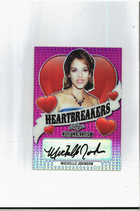Michelle Johnson 1ST Autograph & Amy Jo ERROR /15 Pop Century Auto POWER RANGERS