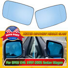 Mirror Glass Lens For Bmw E39 E46 330I 325I 525I 328I Driver + Passenger Side