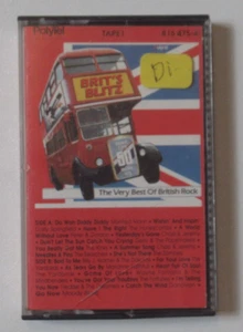 Vintage Brit's Blitz Very Best of British Rock Audio Cassette Tape 1987 - Picture 1 of 4