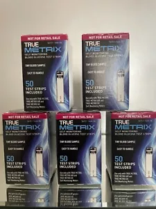 True Metrix Blood Glucose Test Strips 250 CT (5 BOXES) EXP 09/2026. FREE SHIP - Picture 1 of 5