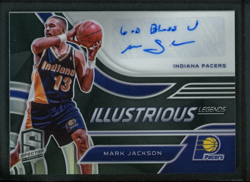 2020-21 MARK JACKSON 56/99 AUTO PANINI SPECTRA ILLUSTRIOUS LEGENDS AUTOGRAPHS - Image 1 of 2