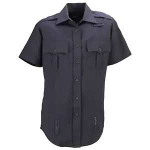 SPIEWAK SPDU71 GRÖSSE 46 DAMEN POLY WOLLE KURZARM DIENSTHEMD DUNKELMARINE - Bild 1 von 4