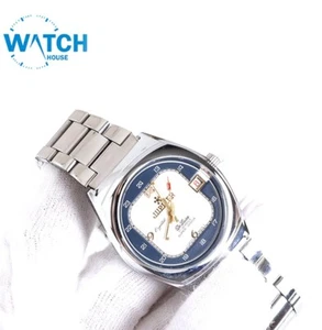 JUPITER Handaufzug Schweizer Herrenuhr Edelstahl silberfarben - OriginL - Picture 1 of 15