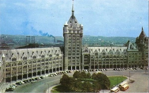 Postcard New York Albany State Capitol D & H Office Building 1950s NrMint - Picture 1 of 1