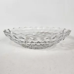Vintage Fostoria American Oval Klar Servierschüssel - 11,5" lang x 3" hoch - Bild 1 von 7