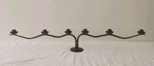🔶️MCM HYSTERIA FRENCH IRON BRUTALIST CANDELABRA CANDLESTICK CANDLEHOLDER RETRO - Bild 1 von 13