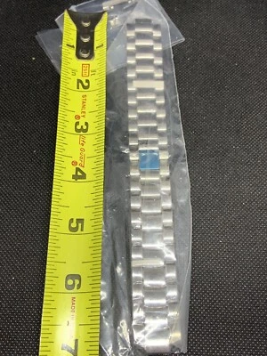 Reliquia 20mm Acero Inoxidable Plata Pulsera Reloj Correa Con Pasadores S192 Foto 1 de 4