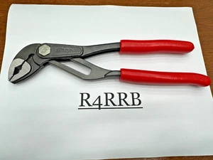 Snap-on Tools RARE NEW ADJUSTABLE FINE TOOTH Soft Grip Water Pump Pliers AWPBX10 - Picture 1 of 10