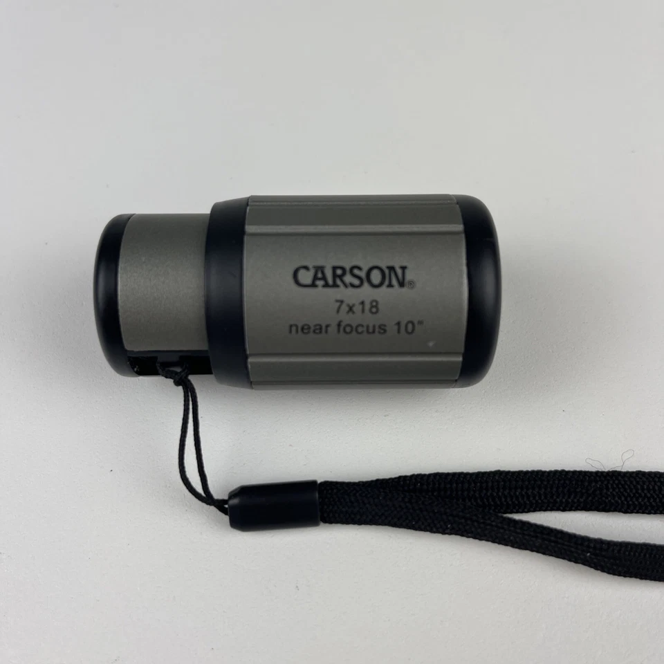 Carson Optical-Close-Up 7x18MM Tactical Monocular w/ Lanyard 10” Near Focus - Image 1 of 4