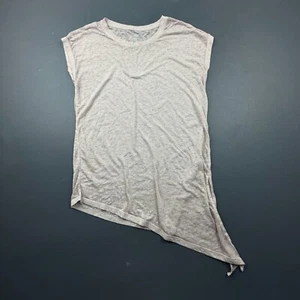 Gaiam Asymmetrical Tunic Top Women’s Small Lightweight Soft Pink Cap Sleeve - Picture 1 of 9