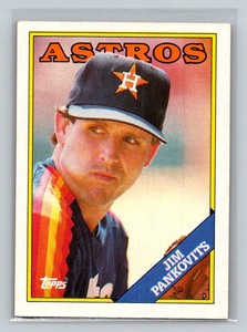 1988 Topps #487 Jim Pankovits Houston Astros Baseball Card