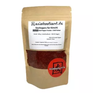 asiafoodland Gochugaru hot scharfes Chili Pulver Kimchi 100g Powder rot chilli - Bild 1 von 3