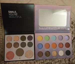 Bundle - New-  Ofra  Mini Mix Palette + ILLUMINATI X ISA eyeshadow Palettes - Picture 1 of 5