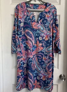 Stella Parker Collection Etuikleid buntes Paisleymuster Large - Bild 1 von 6