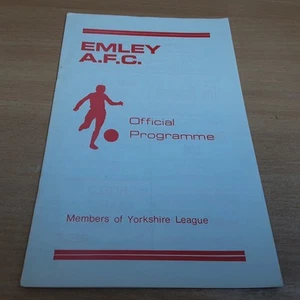 Emley AFC v Hatfield Main (Yorks. Copa Liga 4) 1/3/1980 - Imagen 1 de 2