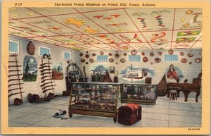 Postal vintage 1943 YUMA, Arizona "Museo Territorial de la Prisión" lino Curteich - Imagen 1 de 2