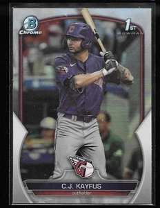 2023 Bowman Draft Chrome C.J. Kayfus 1st Refractor BDC-101 Cleveland Gaurdians - Picture 1 of 1