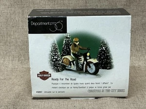 Dept 56 Christmas In The City “Ready For The Road” Harley Davidson #58907 - Picture 1 of 5