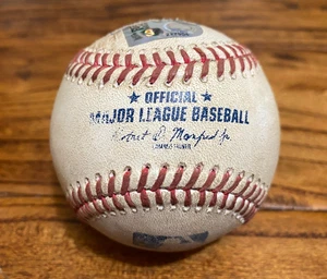 Dylan Moore Mariners Game Used Baseball 5/24/2025 vs Astros Valdez Hit Fly Out - Picture 1 of 5