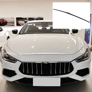 Dry Carbon Car Front Center Grille Strip Decorate Trim For Maserati Ghibli 2018+ - Picture 1 of 8