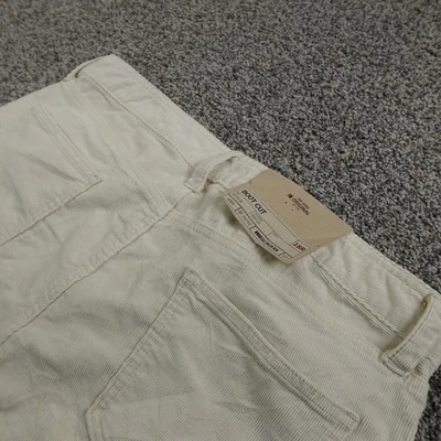 NUEVO DE COLECCIÓN Pantalones Gap Para Mujer 18 Beige Pana Tiro Alto Bota Western Stretch Y2K Foto 1 de 4