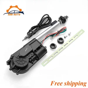 Universal Electric Power Automatic Antenna Car SUV Radio Mast Aerial 12V AM FM - Foto 1 di 8