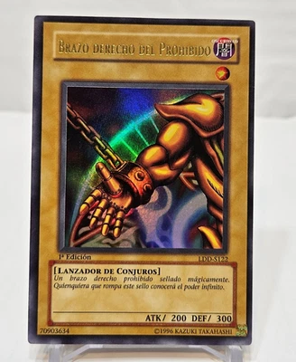 SPANISH Right Arm of the Forbidden One LDD-S122 1st Edition Yugioh 7936 - Image 1 of 4