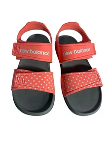 New Balance Kids' Adjustable Star Pattern Coral Sandals Sz 2 - Picture 1 of 9