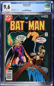 Batman 299 CGC 9.6 Blanco Primera Aparición Baxter Barnes; Desenmascaramiento Batman 1978 DC - Imagen 1 de 2