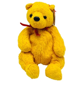 TY Beanie Baby - POOPSIE l'Orso (8 pollici) - MWMTs Peluche Giocattolo Gen 7 - Foto 1 di 5