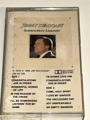 Jimmy Swaggart Somewhere Listening Cassette 1S24 - Image 1 of 2