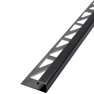 2m Fliesenschiene Eckprofil 8/10mm Quadratprofil Fliesenkantenschutz - Bild 1 von 9