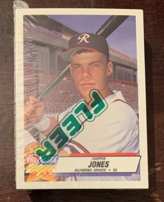 1993 Fleer Procards Triple A All Star Game Factory Sealed Chipper Jones RC - Image 1 of 2