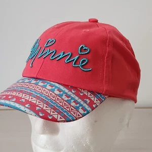 Cappello berretto baseball cuore corallo Disney Parks Minnie Mouse bambino taglia regolabile - Foto 1 di 10