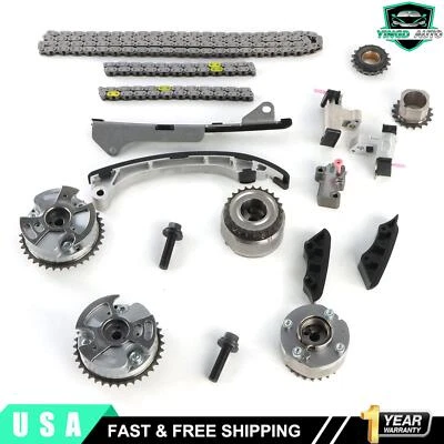 Kit de cadena de distribución árbol de levas piñón para Toyota Camry 2007-2017 Avalon 2005-2016 Foto 1 de 4