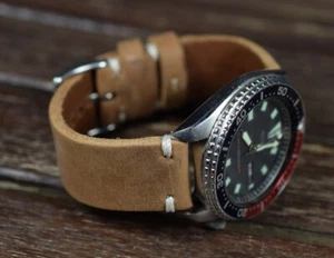 CORREA RELOJ 22 20 18 MM LIMATUS HAVANA II MARRON GENUINA PIEL P. SEIKO MA STRAP - Imagen 1 de 12