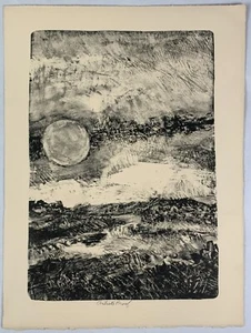 Vintage Black and White Abstract Expressionism - Unknown Artist from the 1960's - Picture 1 of 10