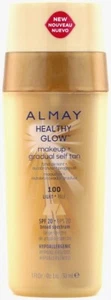 Almay Healthy Glow Makeup + Gradual Self Tan 100 Light 1 fl oz-SPF20 *Twin Pack* - Picture 1 of 2