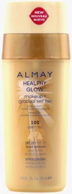 Almay Healthy Glow Makeup + Gradual Self Tan 100 Light 1 fl oz-SPF20 *Twin Pack* - Image 1 of 2
