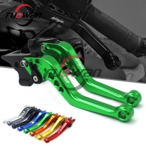 CNC Short Adjustable brake clutch levers For Kawasaki Ninja 400 300R 250R - Picture 1 of 19