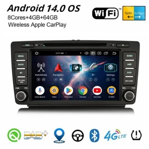 Android 14 Autoradio Für Skoda Octavia Rapid Spaceback Roomster Superb Yeti Navi - Bild 1 von 24