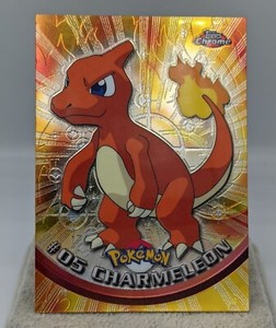 Pokemon Card - ERROR TEKNO - CHARMELEON #05 - TOPPS Chrome Series 1, HOLY GRAIL!
