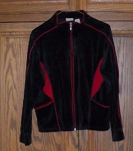 MOUNTAIN LAKE CASUALS BLACK AND RED JOGGING SUIT SIZE LARGE - Picture 1 of 5