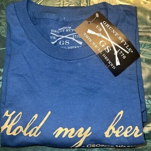 Grunt Style Hold My Beer George Washington T-Shirt  Men’s Large Short Sleeve 387 - Picture 1 of 12