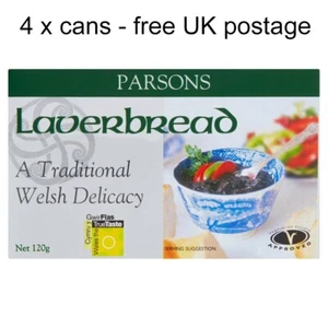 4 x Dosen Welsh Laverbread eine traditionelle Algen-Leckerei kostenloser UK-Versand aus Wales! - Bild 1 von 1